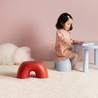 creative rainbow stool simple circular small bench home round and comfortable stool durable non slip shoe changing stool