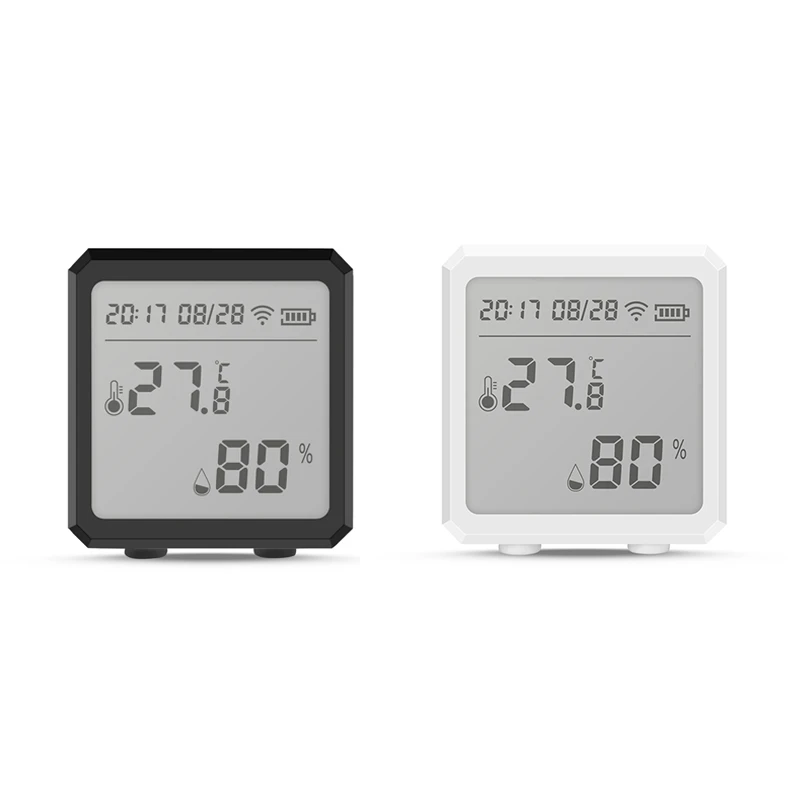 Датчик температуры и влажности Tuya Wi-Fi многофункциональный детектор