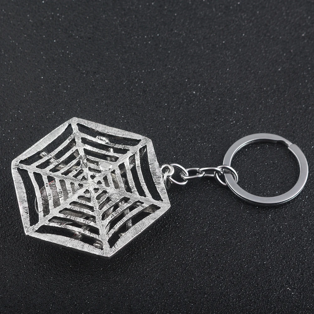 Модный Брелок С Рубином И Пауком Волшебный Реквизит Унисекс Металлический Для