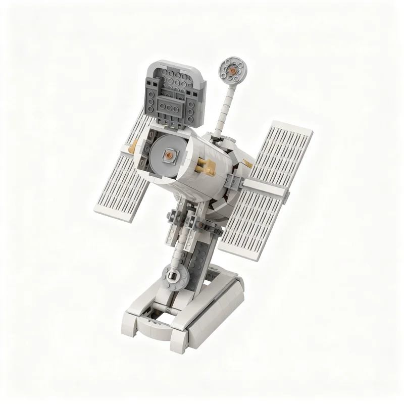 Фото 796 деталей MOC Космический телескоп Хаббл - альтернативная модель сборки NASA Apollo Saturn V, строительные блоки, рождественский подарок, игрушка, 3D-арт. №4
