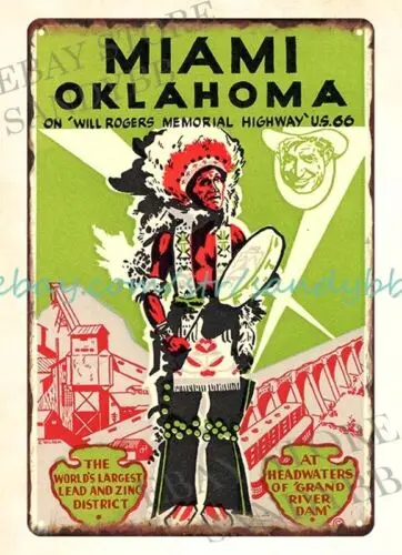 акцентная стена 1940-х годов Майами Оклахома Уилл Роджерс Мемориал Шоссе Маршрут 66