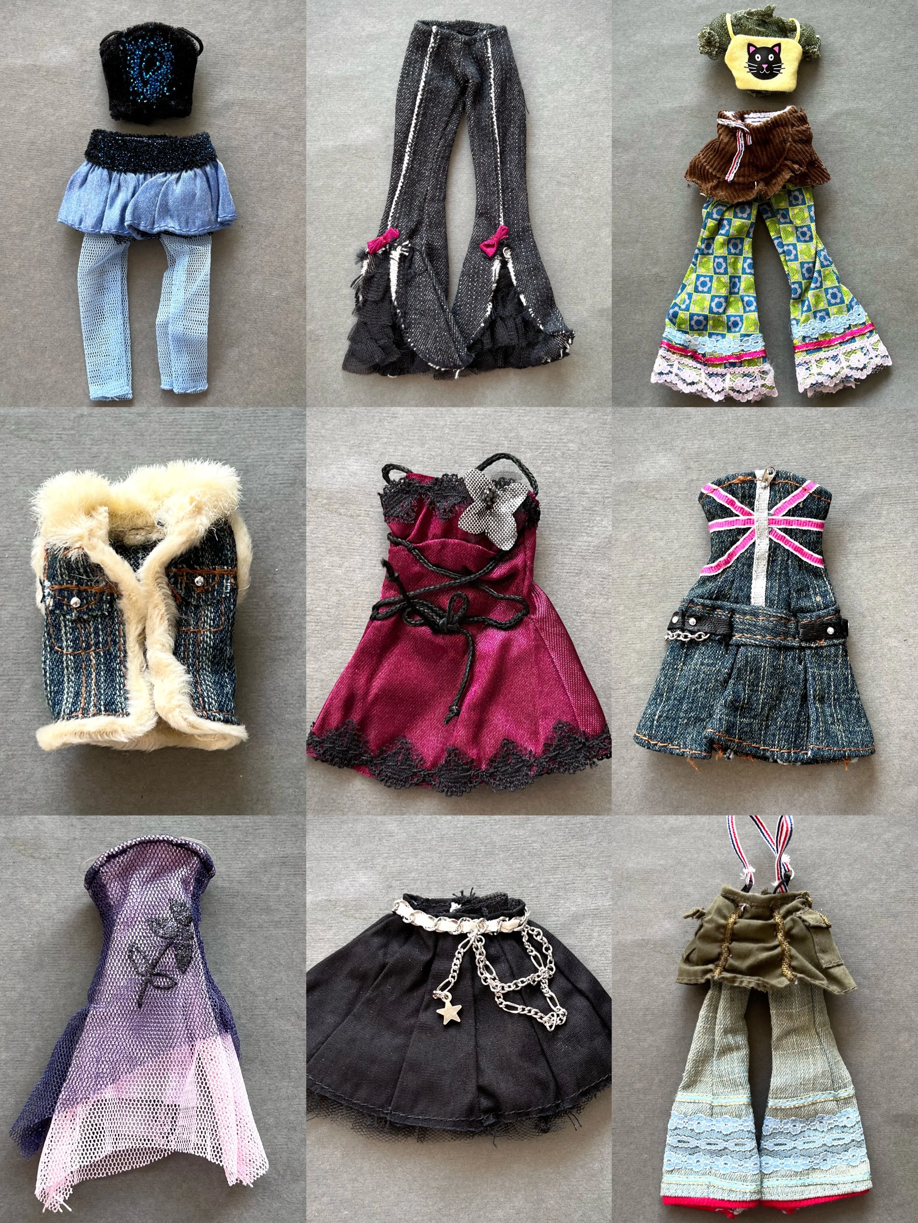 Различные джинсовые платья Кукла licca monster high school doll 30 см пластиковая кукла |
