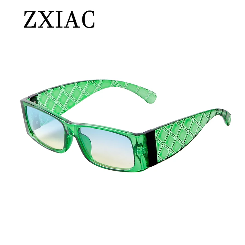 ZXIAC модные солнцезащитные очки с леопардовым принтом в маленькой квадратной