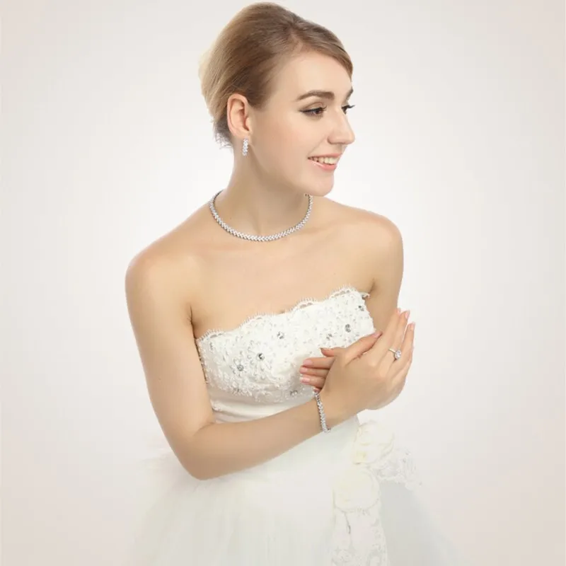 Браслет с фианитами класса AAAA + 99 шт. | Украшения и аксессуары