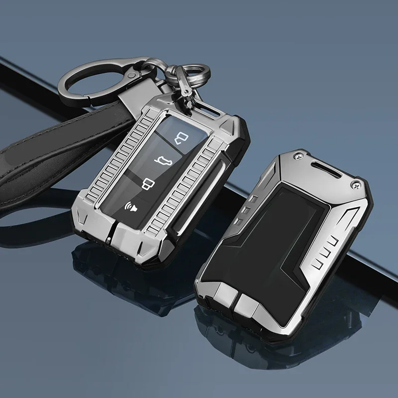 Металлический чехол для дистанционного ключа автомобиля держатель брелок