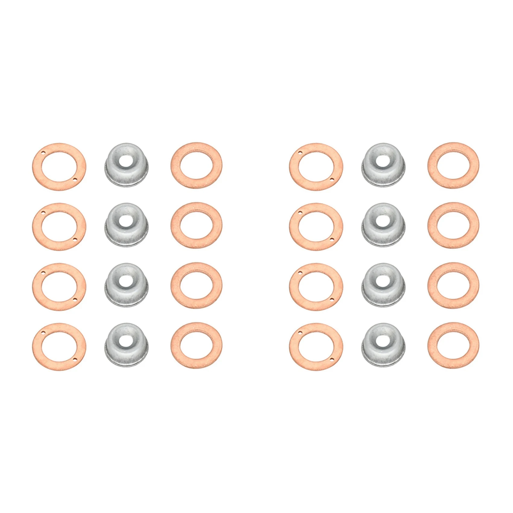 2X уплотнитель инжектора Kit прокладка форсунки 19077-53650 15841-53622 15221-94020 для Kubota D1105 V2203