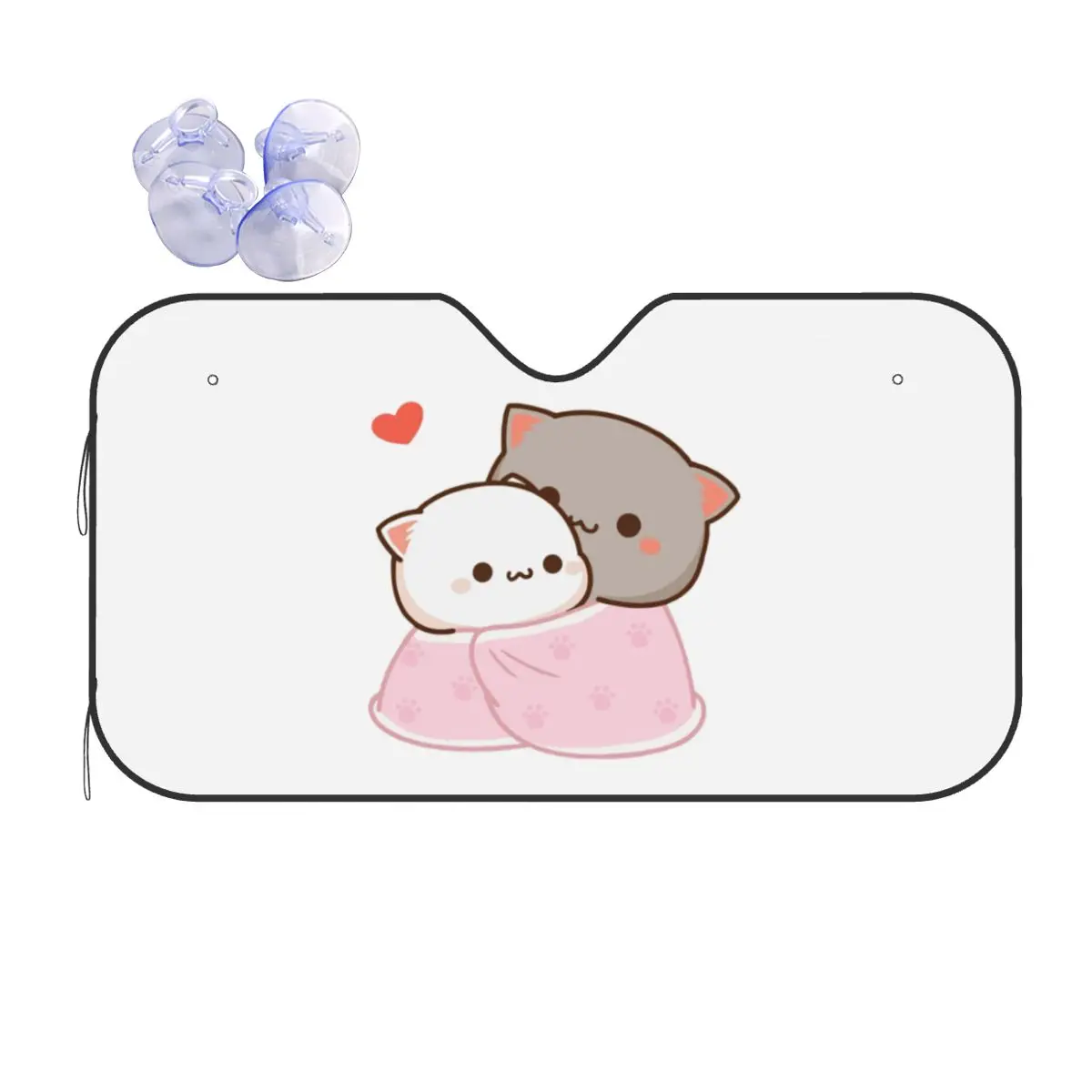 

Солнцезащитный козырек в клетку для лобового стекла, 70x130 см