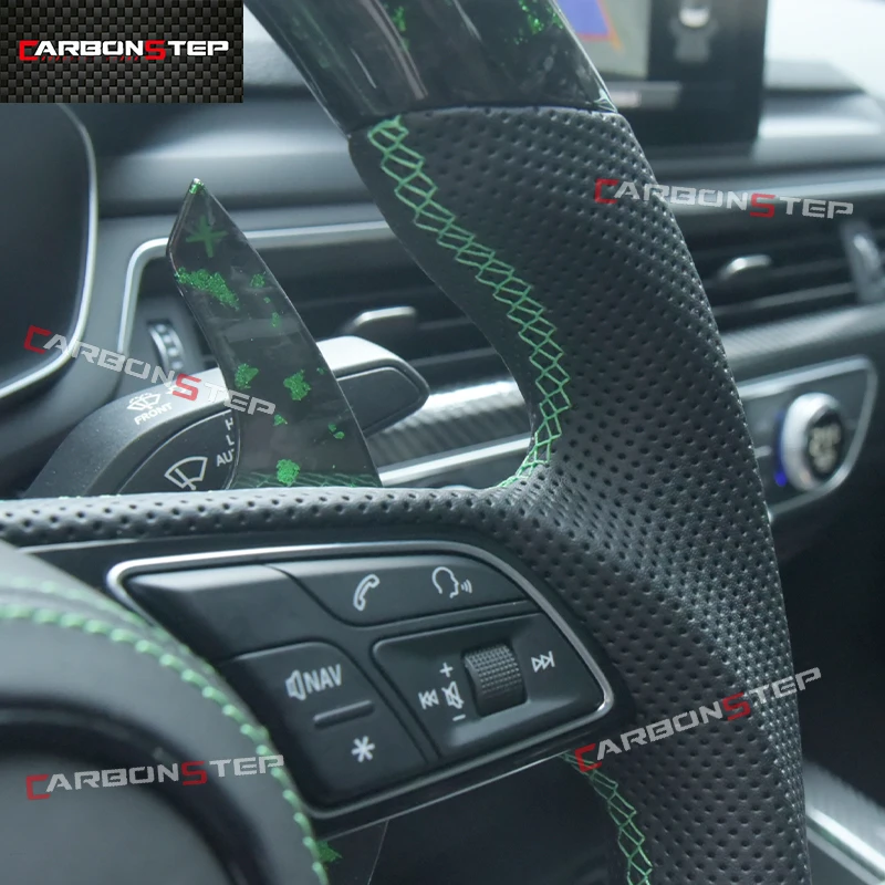Автомобильный руль СИД кованое углеродное волокно для Audi A3 8Y A4 B8.5 A6 C8 A7 Q3 Q4 S3 8 в S8 Rs3