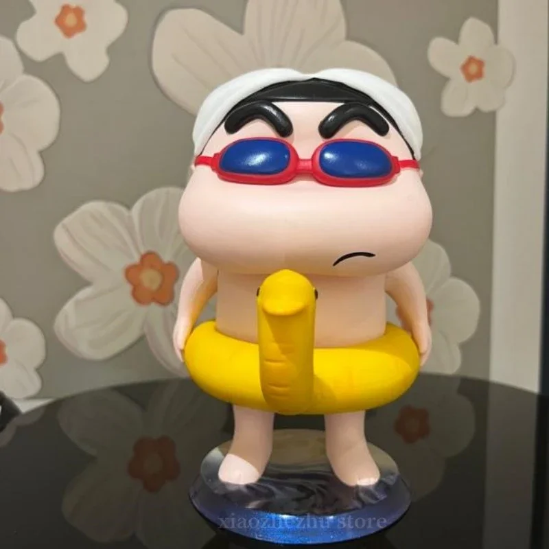 Анимационные фигурки Crayon Shin-chan Q версия плавательное кольцо Xiao Xin m кукла с ручными