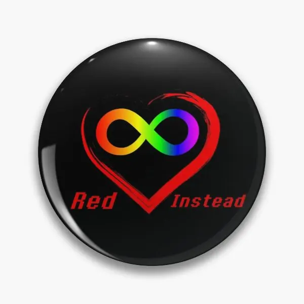 

Настраиваемая мягкая булавка для пуговиц в виде красного вместо сердца, модный милый Декор для шляпы, булавка для лацкана, смешная мультяшн...