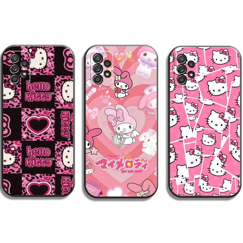

Hello Kitty 2022 Phone Cases For Samsung Galaxy A71 A51 4G A51 5G A52 4G A52 5G A72 4G A72 5G Cases Soft TPU Back Cover