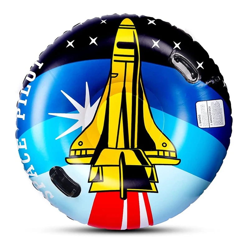 

Снежная трубка, снежные сани, надувные сани 47 дюймов для детей и взрослых, семейная Детская уличная одежда для зимнего использования