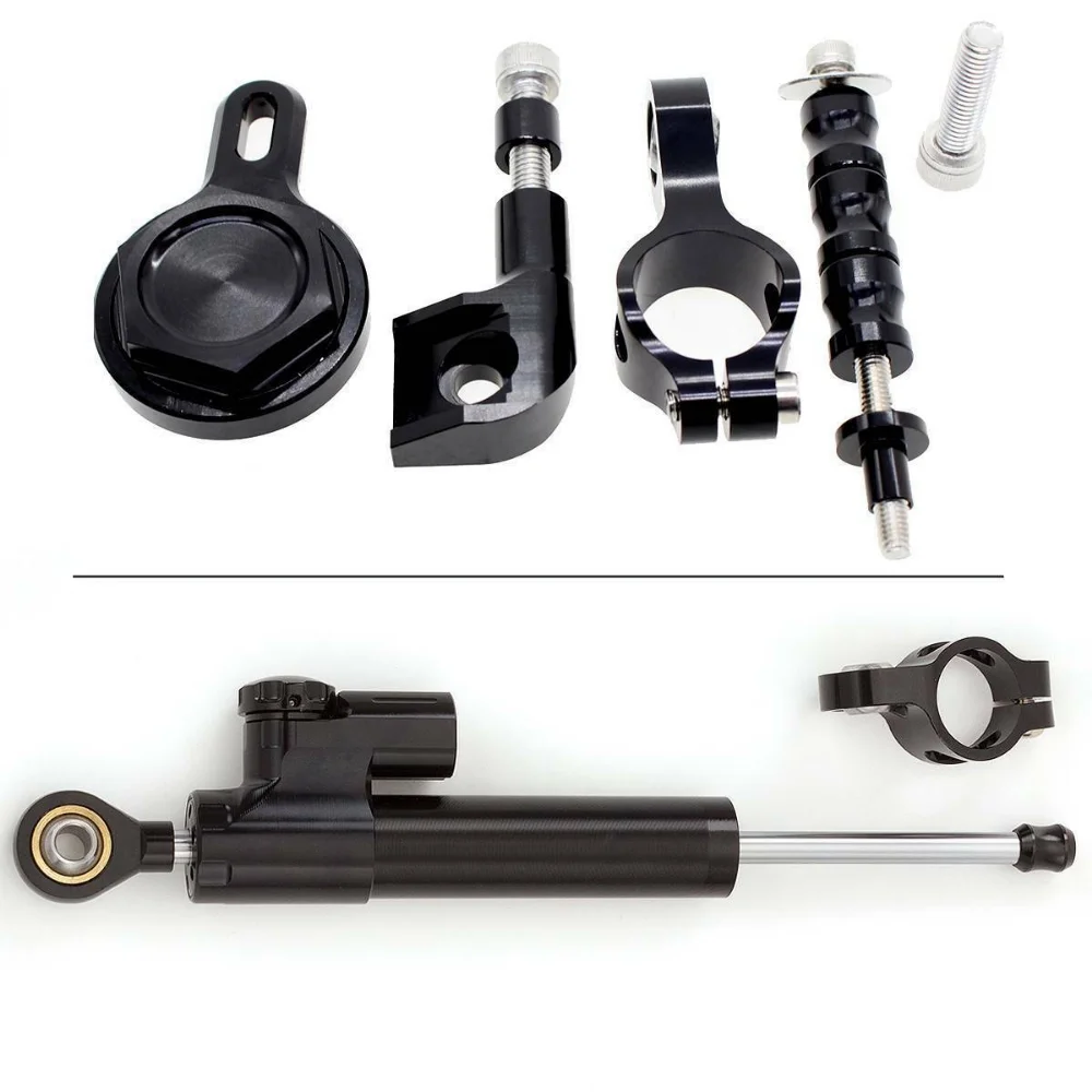 

Motorcycle CNC Steering Damper Mounting Bracket Kit Set For Yamaha YZF R1 YZF-R1 1998-2001 1999 2000