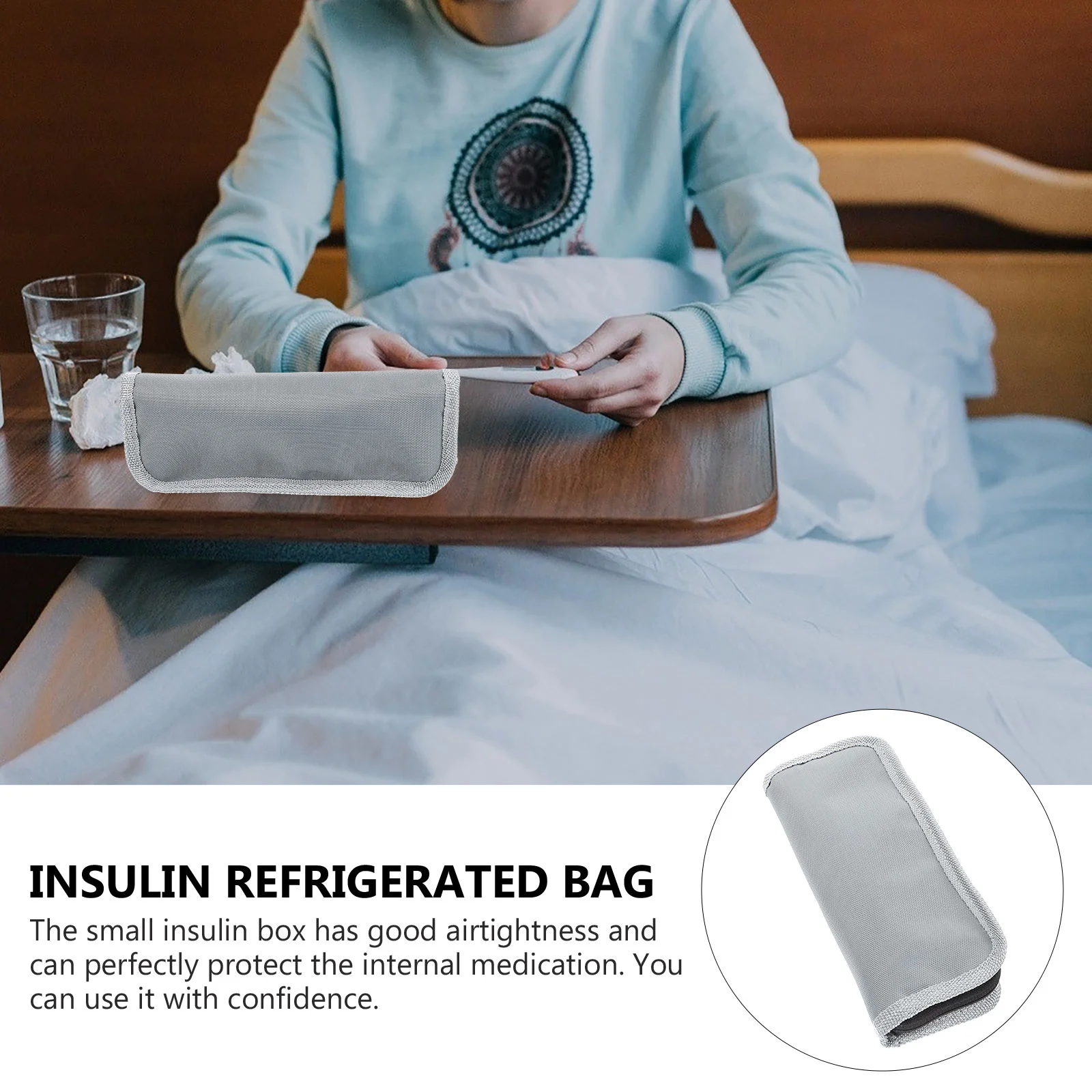 Пакет-холодильник для инсулина дорожная сумка хранения лекарств портативный