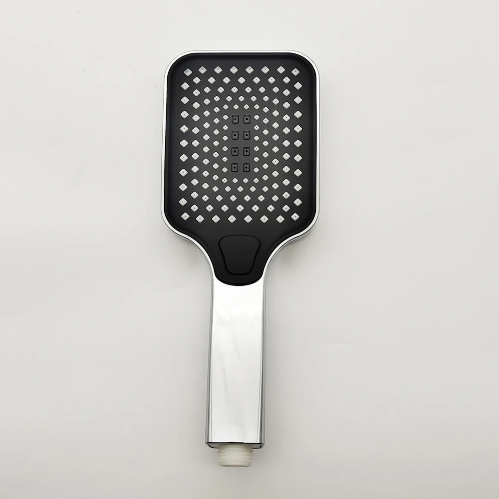 

4-режимный регулируемый дождевой душ, черная насадка для душа с большим расходом, экономия воды под высоким давлением, эко-смеситель для душа, аксессуары для ванной комнаты