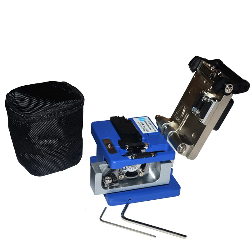 FTTH Fiber Cold Splicing Tool Set Kit with Fiber Fibra Optica Power Meter and 5mW Visual Fault Locator FC-6S FTTH Tool