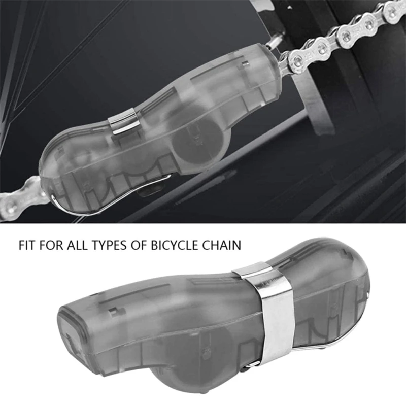 

Bike Chain Cleaning Kit - Bike & Motorcycle Gear Chain Cleaner Brush Scrubber Tools D0UC