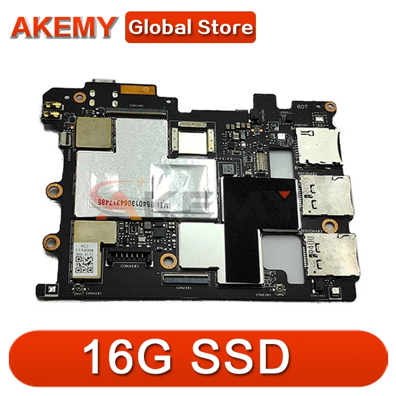 

Материнская плата для ноутбуков Asus Fonepad 7 FE375CXG FE375CG FE375C, материнская плата, логическая плата с 16 Гб SSD