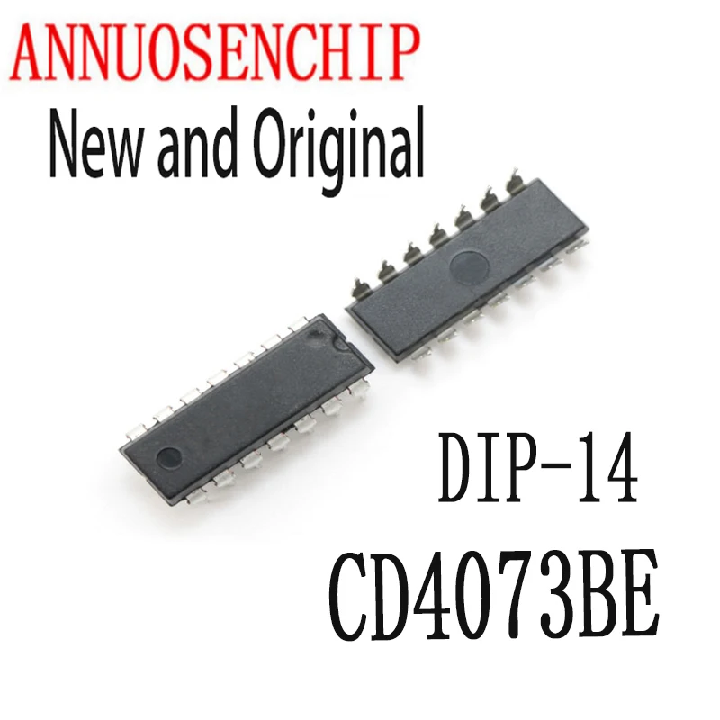 10 шт. новые и оригинальные DIP CD4073 DIP-14 4073BE DIP14 CD4073BE
