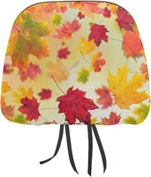 autumn maple leaves funny cover for car seat headrest protector covers print interior accessories decorative