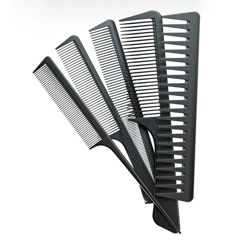 Женская гребень из углеродного волокна для длинных волос парикмахерской Мужская