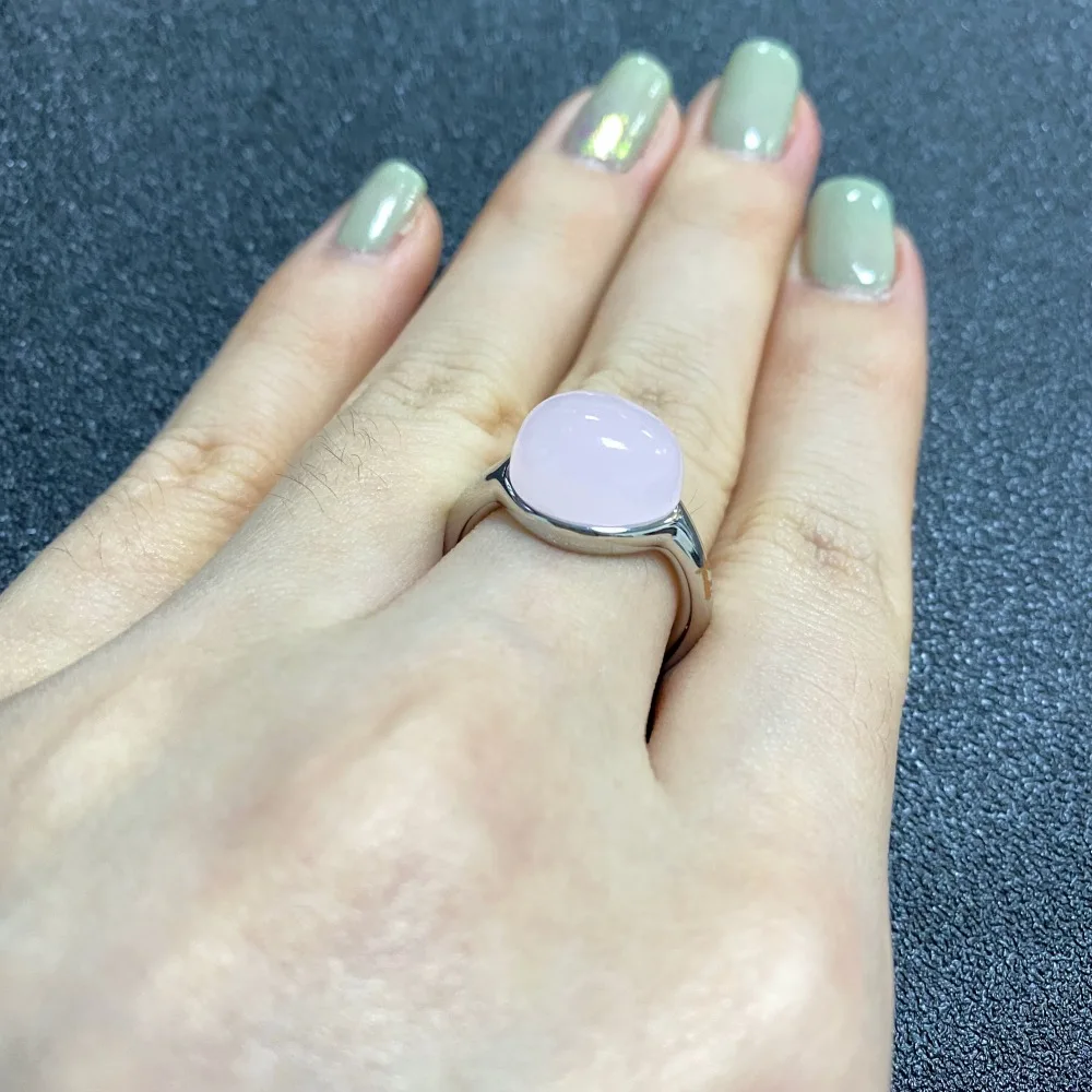 Женское классическое кольцо позолоченное с кристаллами конфетного стиля в форме