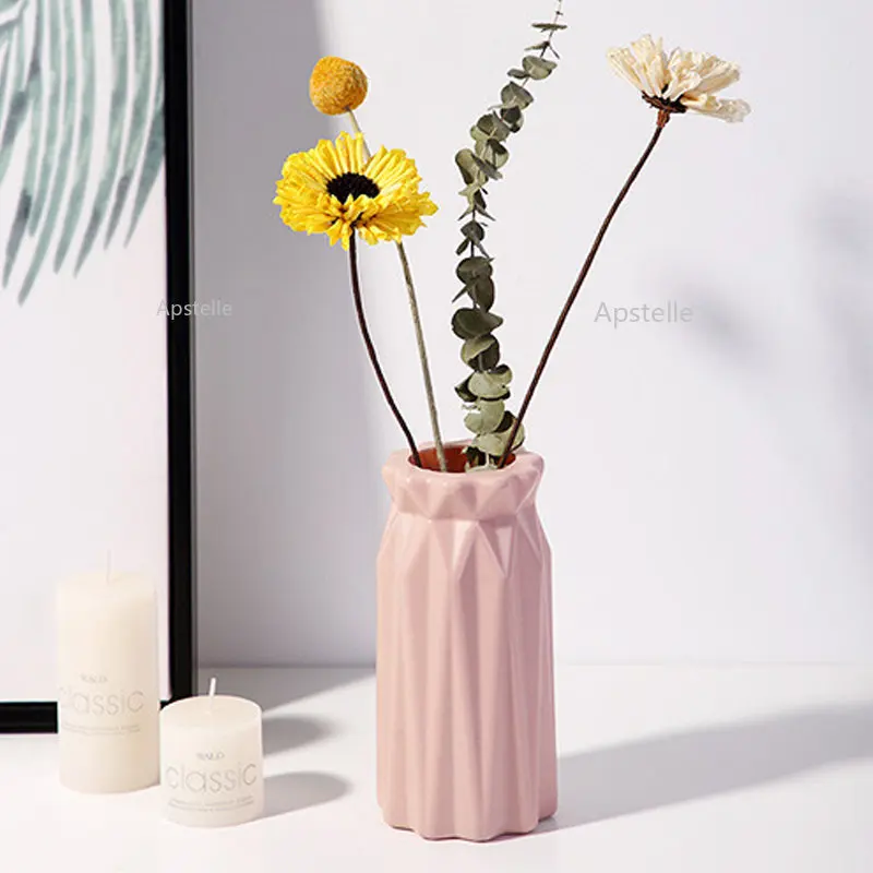 

Цветочный горшок, свадебное украшение, креативный держатель для ручек, пластиковая ваза, домашнее украшение, Европейский кактус, ваза