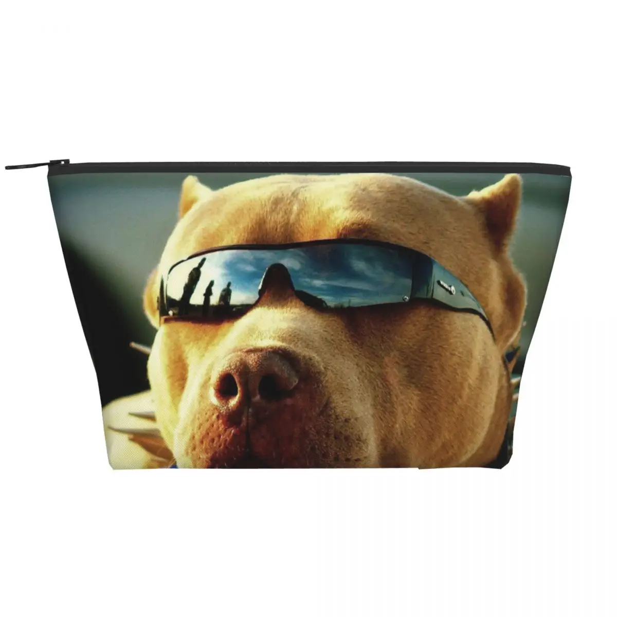 

Трапециевидные портативные косметички Pitbull с солнцезащитными очками, сумка для ежедневного хранения, косметичка для путешествий, сумка для туалетных принадлежностей, ювелирных изделий