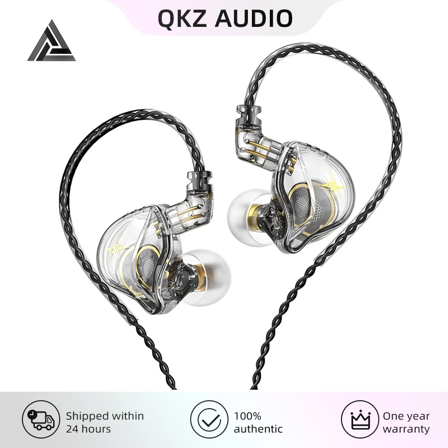 

Проводные Hi-Fi наушники QKZ ZXT, медный драйвер, бас, стерео, динамический музыкальный монитор, наушники-вкладыши, спортивные наушники с шумопод...