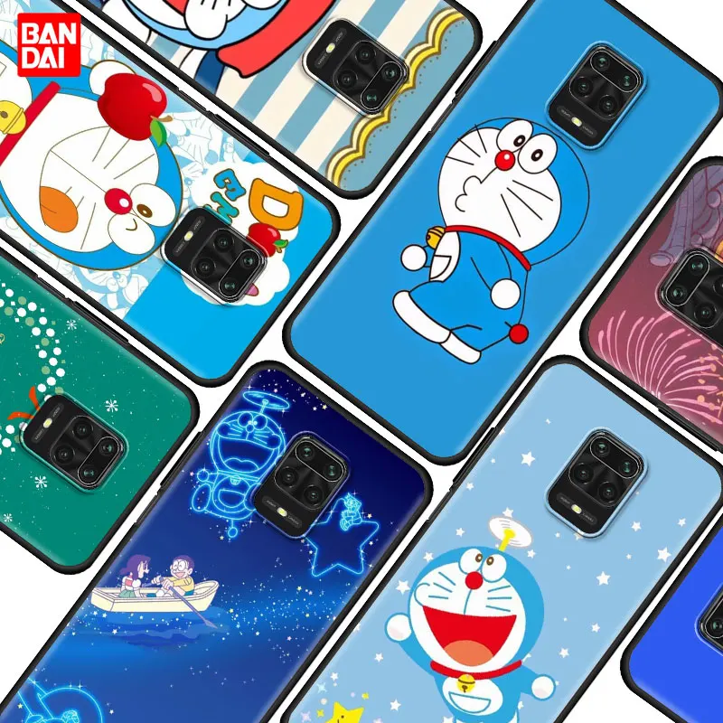 

Cover Case for Xiaomi Redmi Note 7 8 8T 9 9S 10 11 11T Pro 8Pro 10Pro 11ProPlus 4G 5G Funda Fashion Cute Doraemon Cartoon