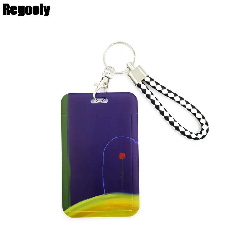 

Little prince navy blue Anime Lanyard Badge Holder ID Card Lanyards Mobile Phone Rope Key Lanyard Neck Straps Keychain Keys Ring