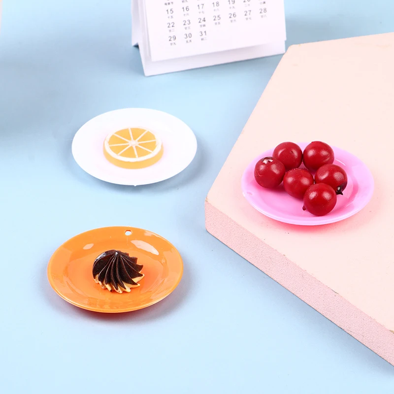 

5 шт./набор, тарелки для кукольного домика