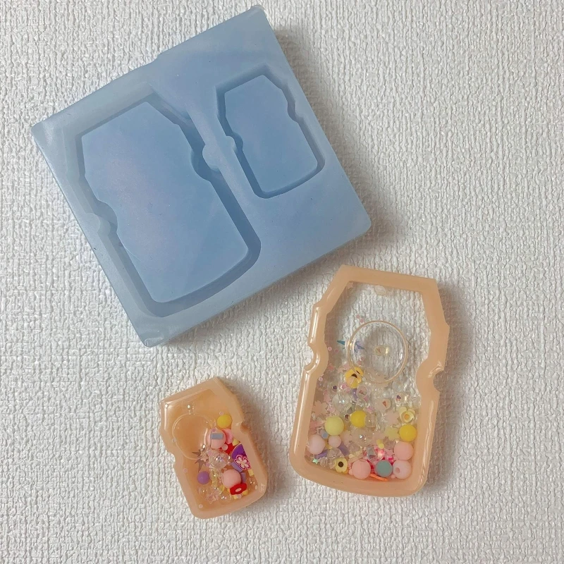 

Lactic Acid Bacteria Bottle Quicksand Pendant Crystal Epoxy Resin Mold Silicone Mould DIY Jewelry Keychain Casting Tools