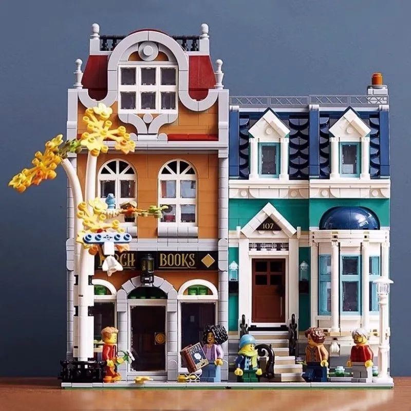 

2500 + шт., Детский конструктор «уличный вид»