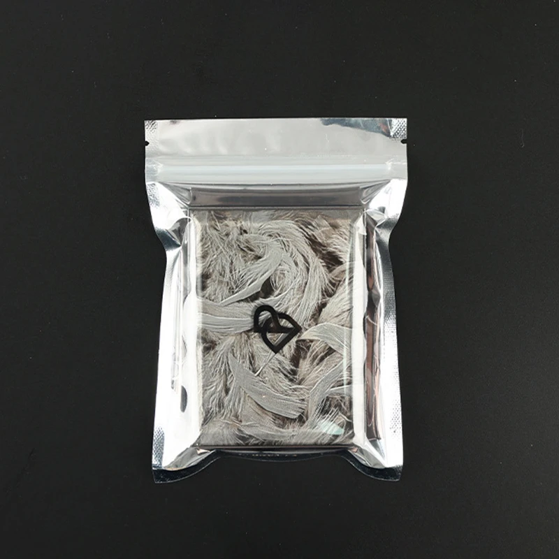 100 шт./партия антистатические алюминиевые пакеты с застежкой-молнией