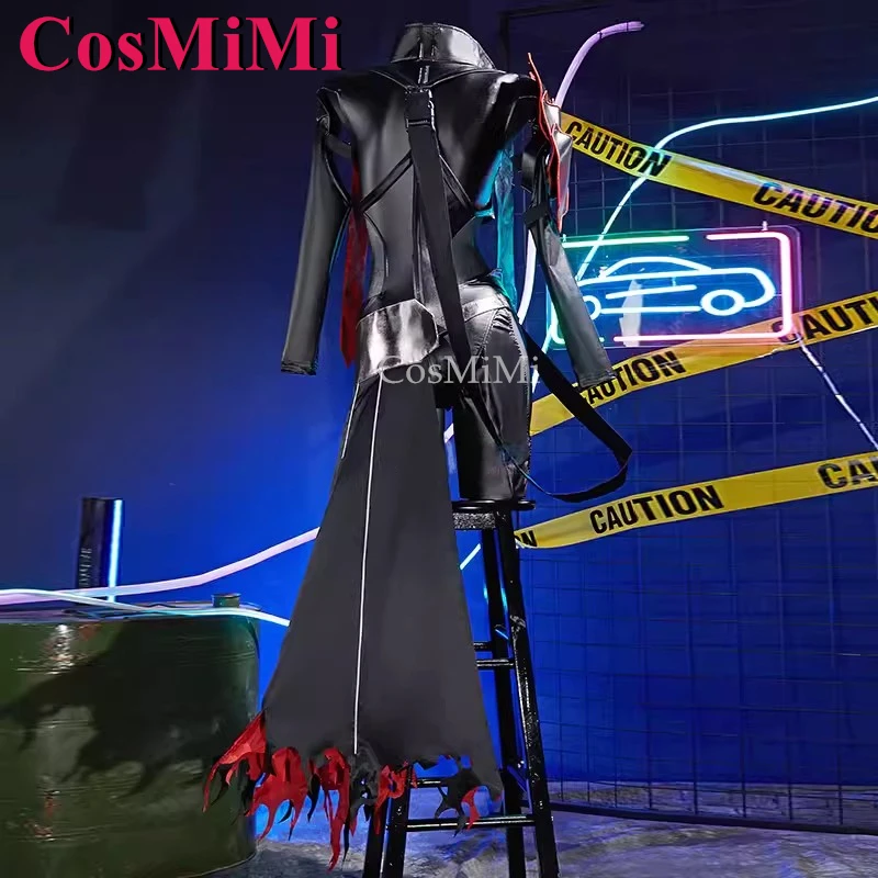 CosMiMi Game NIKKE Red Lotus Shadow Косплей Костюм Полный комплект Модная боевая форма Женская