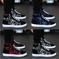 newest mens summer student high top casual shoes men sneakers breathable comfortable canvas sport shoes chaussure homme