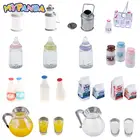 Аксессуары для кукольного домика 20 видов стилей 112, Миниатюрные аксессуары, модель чашки в виде бутылки с молоком, игрушки для украшения кукольного домика