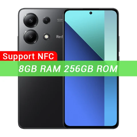 Смартфон XIAOMI redmi note 13 4g, 6/128ГБ, 8/256ГБ, global