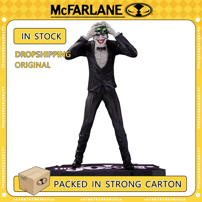 McFarlane Toys The Joker Purple Craze от Brian Bolland 7 дюймов Статуя Polaroid Фигурки Оригинальная модель