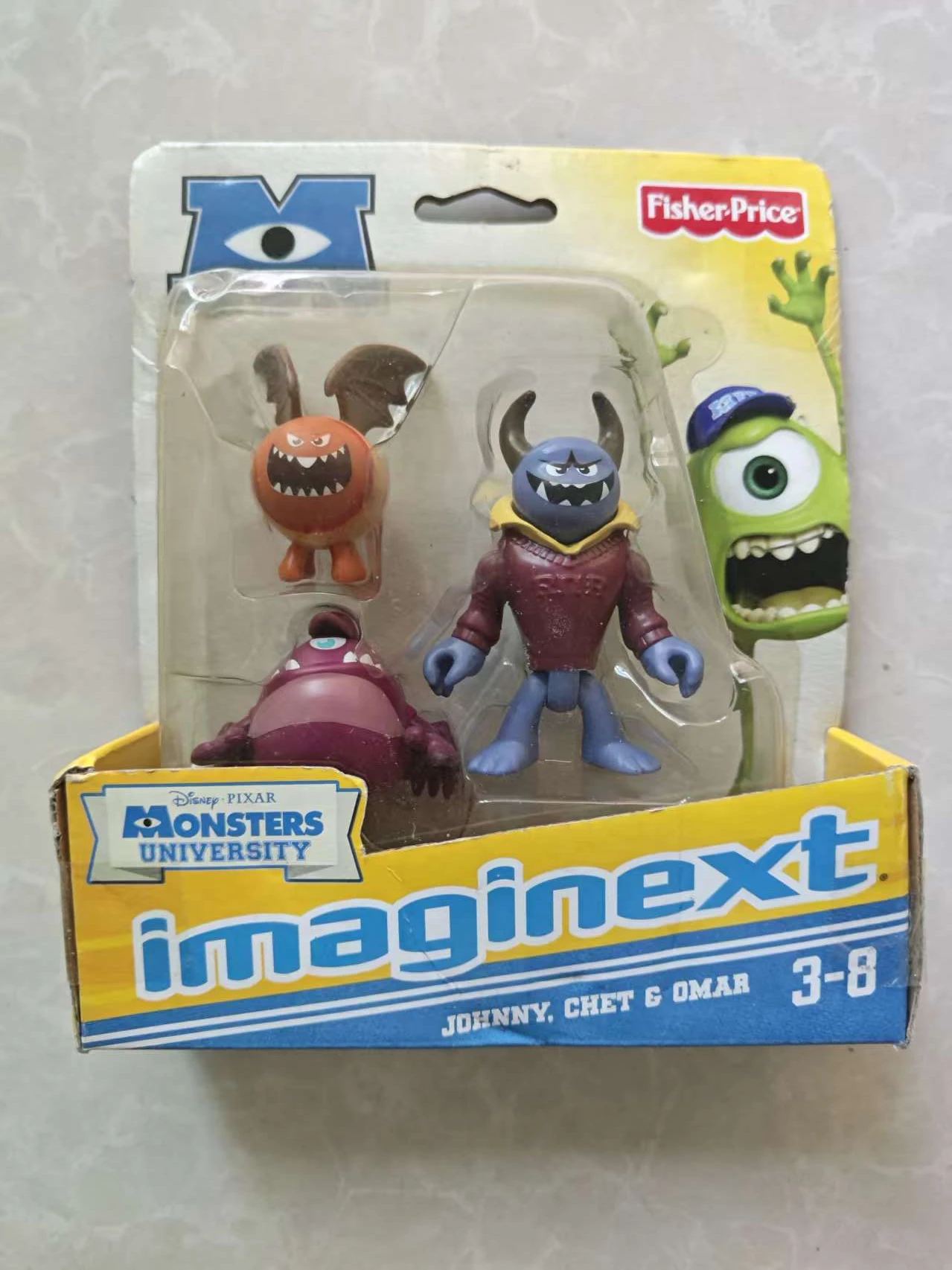 Disney Imaginext Monsters Inc. Университет Майка, Рэнди Салли и Squishy Terri, милые свежие фигурки, мультяшная фигурка, запечатанная (art.: 3920d2e55d458) - 3920d2e55d458