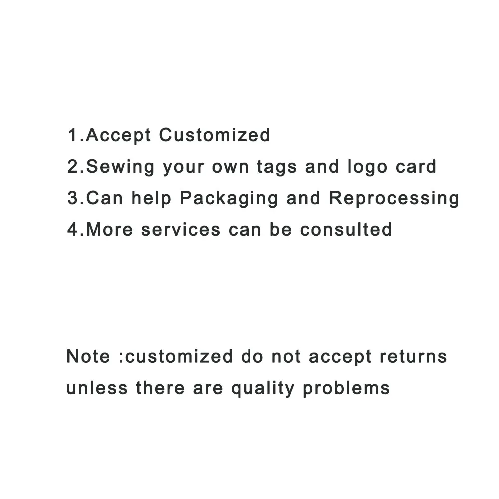 

Customized and improved processing