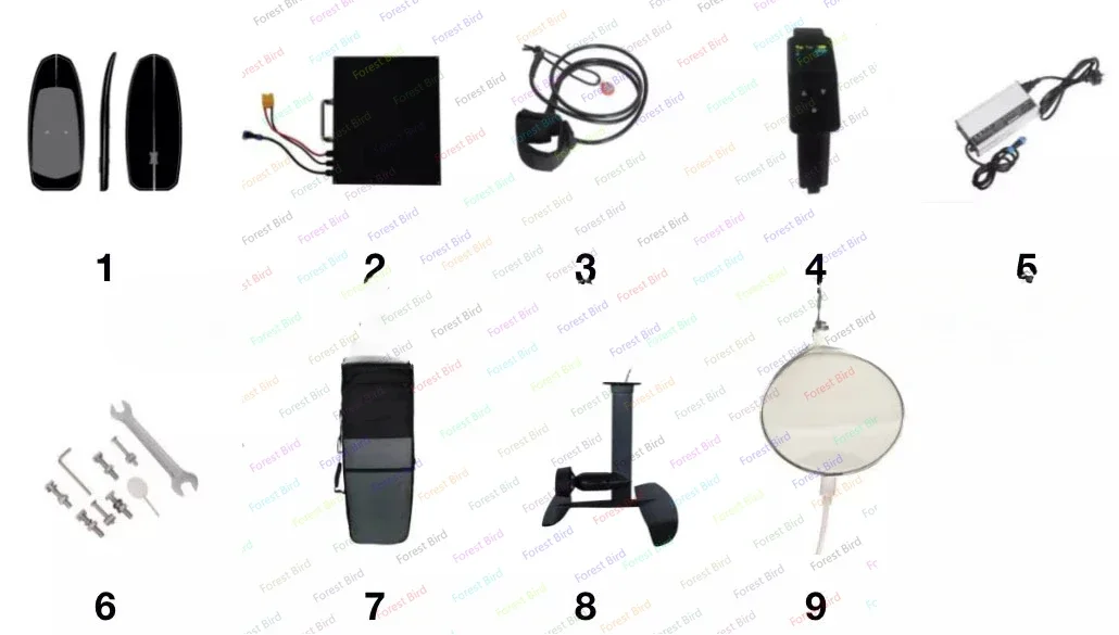 Специальная распродажа электрическая гидрофольга для серфинга с батареей 30 Ач