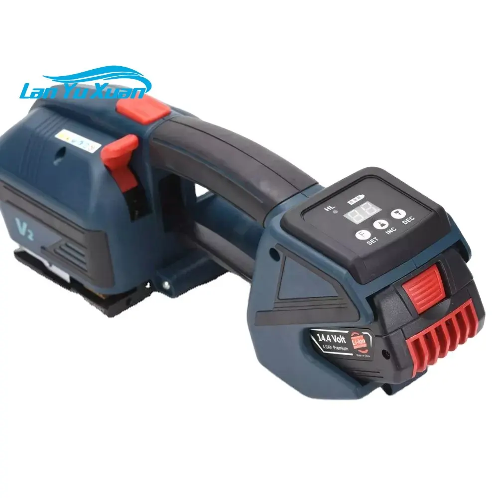 

Upgrade V2 Electric Strapping tool Banding Tools Automatic Strapping machine for Pp Pet Straps