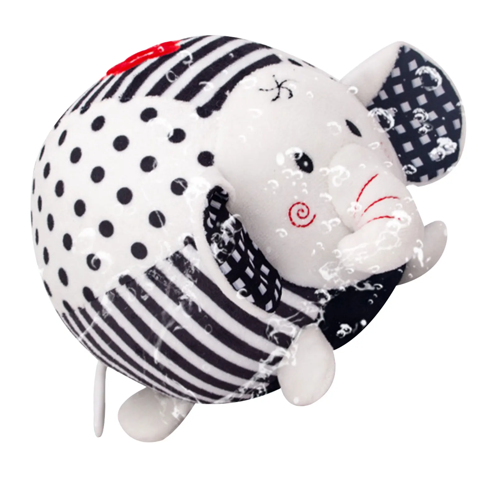 

Детский мяч-погремушка, мяч из мягкой ткани, мягкий мяч для захвата рук, Интерактивная игрушка для раннего развития, визуальная тренировочн...