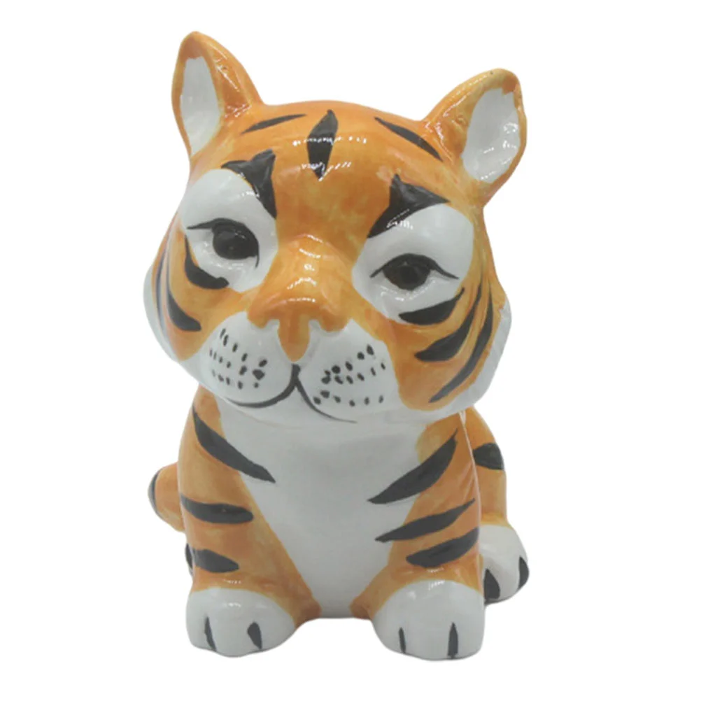 

Bank Coin Money Piggy Box Saving Chinese Kids Decor Jar Figurine Animal Savings Zodiac Storage Children Shui Feng Cute Year