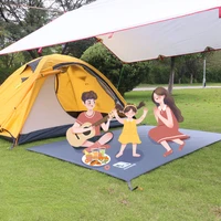 outdoor tent floor mat thickened oxford cloth waterproof picnic floor mat wear resistant anti tie cloth multi purpose sunshade