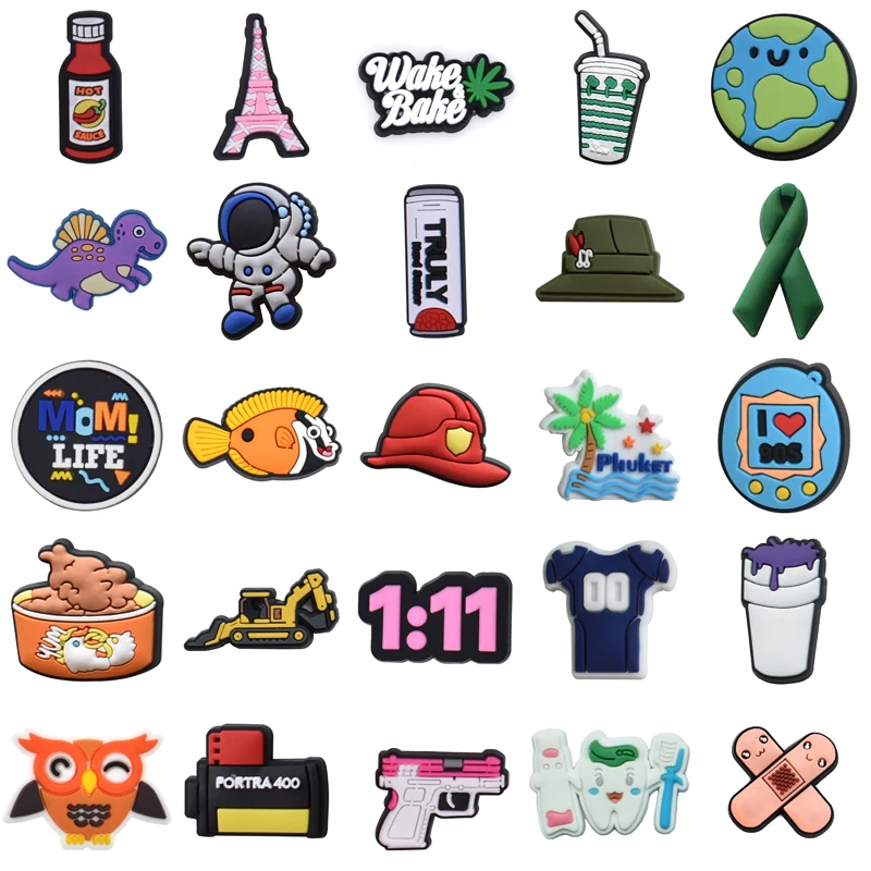 

Set Jeans Packs Shoes Accessories Boy Decorations for Crocs Wholesale Bulk Shoe Charms Kids Women Charm Men Gifts Girl Para Pins