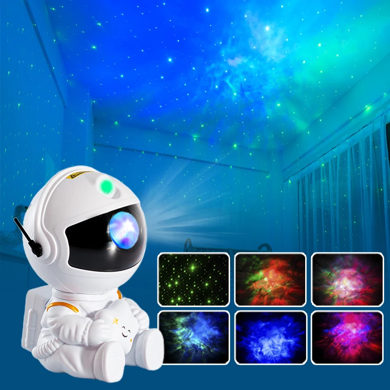 

2023 астронавт Звездный проектор Звездное небо Проектор Галактическая лампа ночник для украшения спальни дома декоративные подарки для дете...