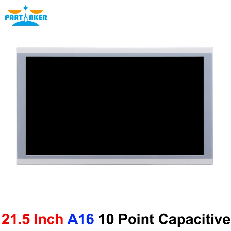 21.5 Inch Industrial Panel PC Intel Core i3 i5 J1900 J6412 Desktop All In One PC 10 Point Capacitive Touch Screen WIN 10 Pro